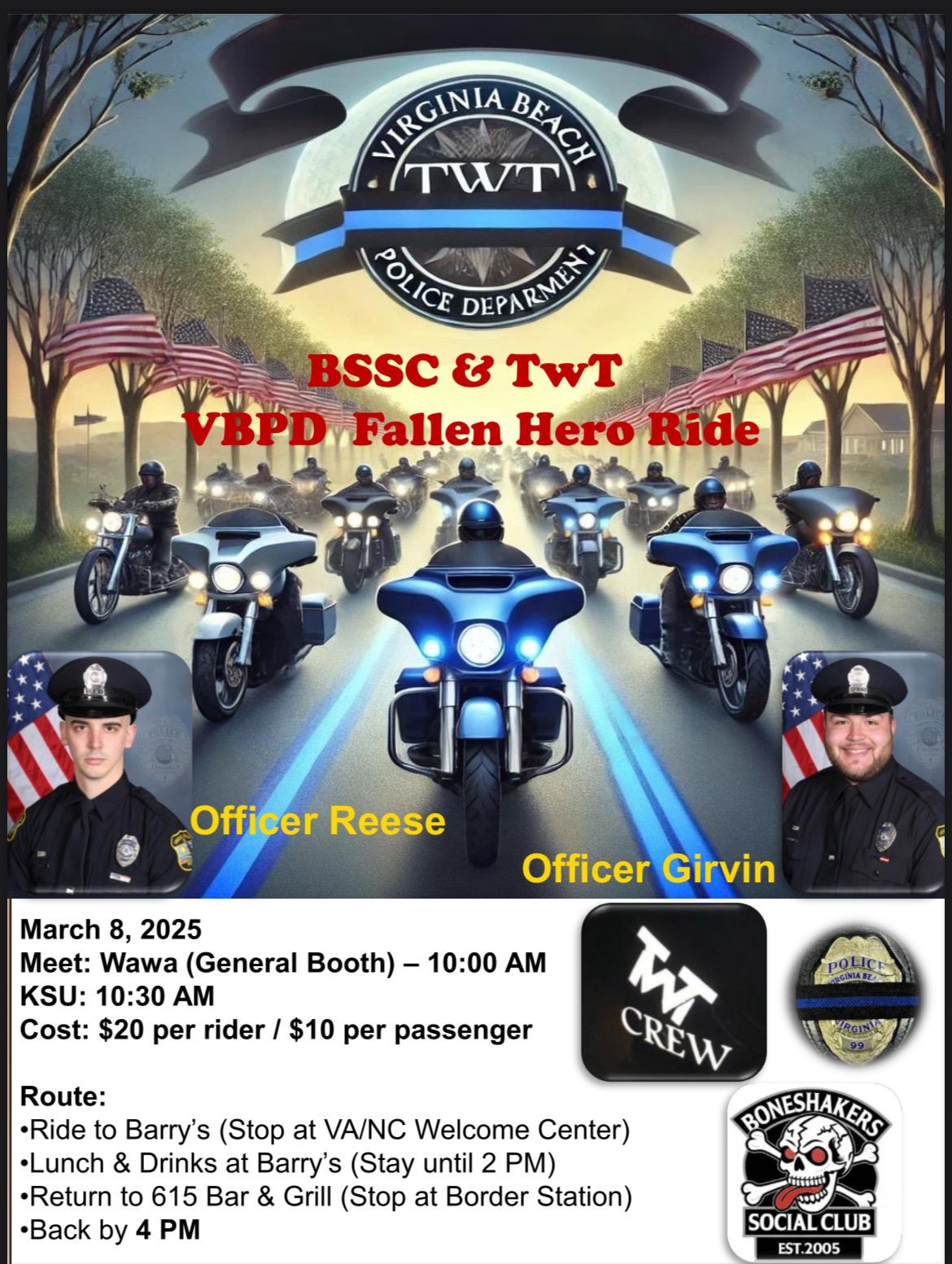 VBPD Fallen Hero Ride