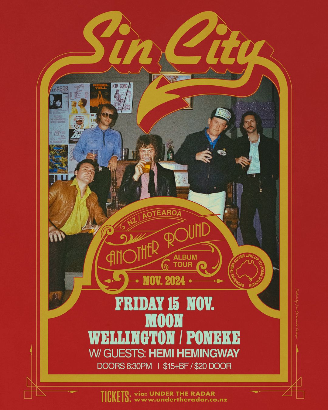 Sin City 'Another Round' Aotearoa Tour - Wellington