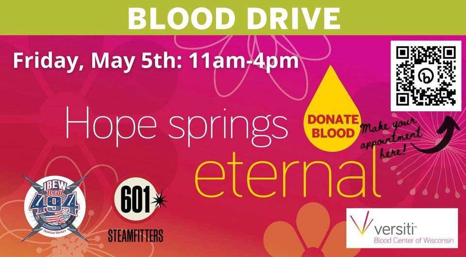 2023 Spring Season: Versiti Blood Drive