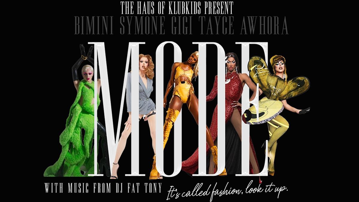 KLUB KIDS AMSTERDAM presents MODE featuring SYMONE\/GIGI & more (all ages)