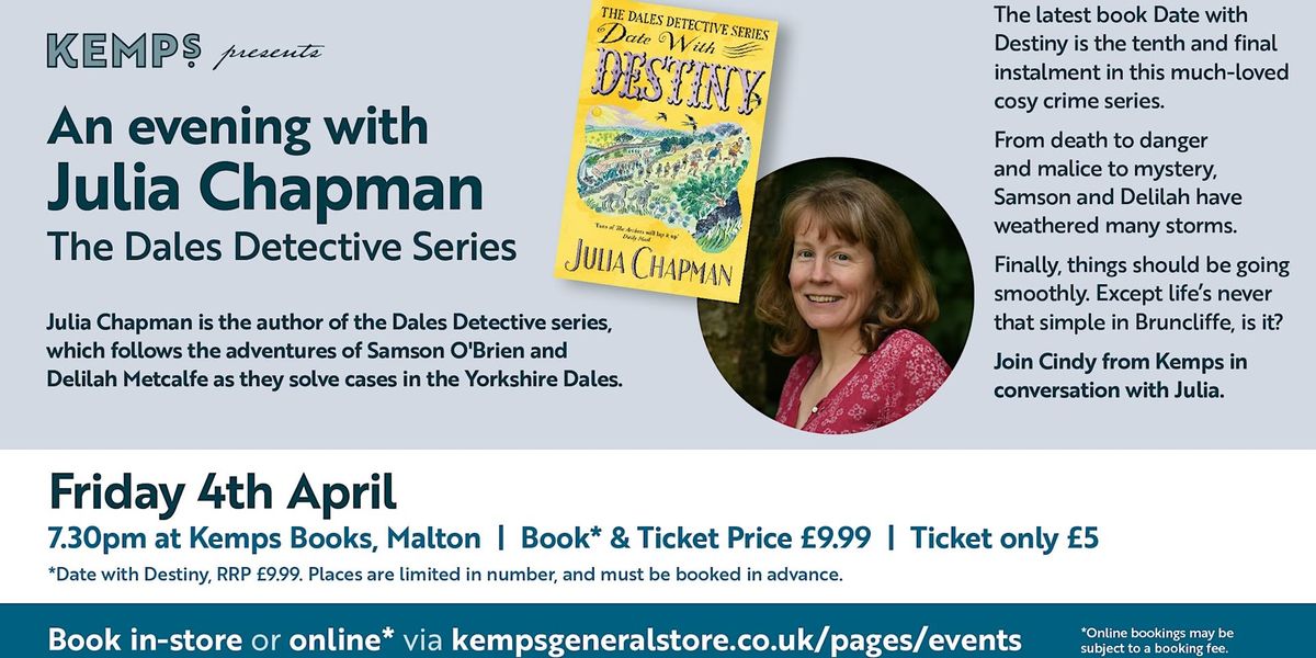 An Evening with Julia Chapman - The Dales Detective series