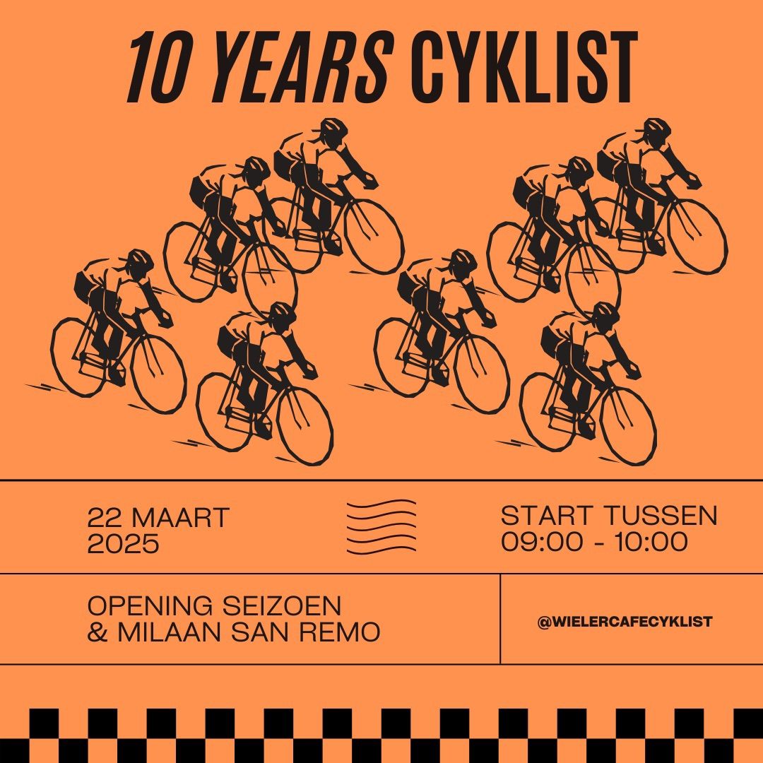 OPENINGSRIT 10 JAAR CYKLIST