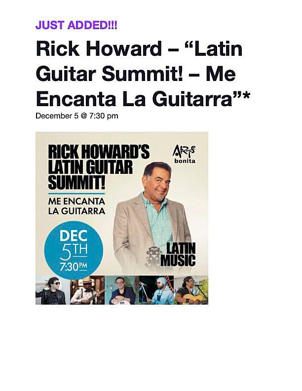 Rick Howard's Latin Guitar Summit