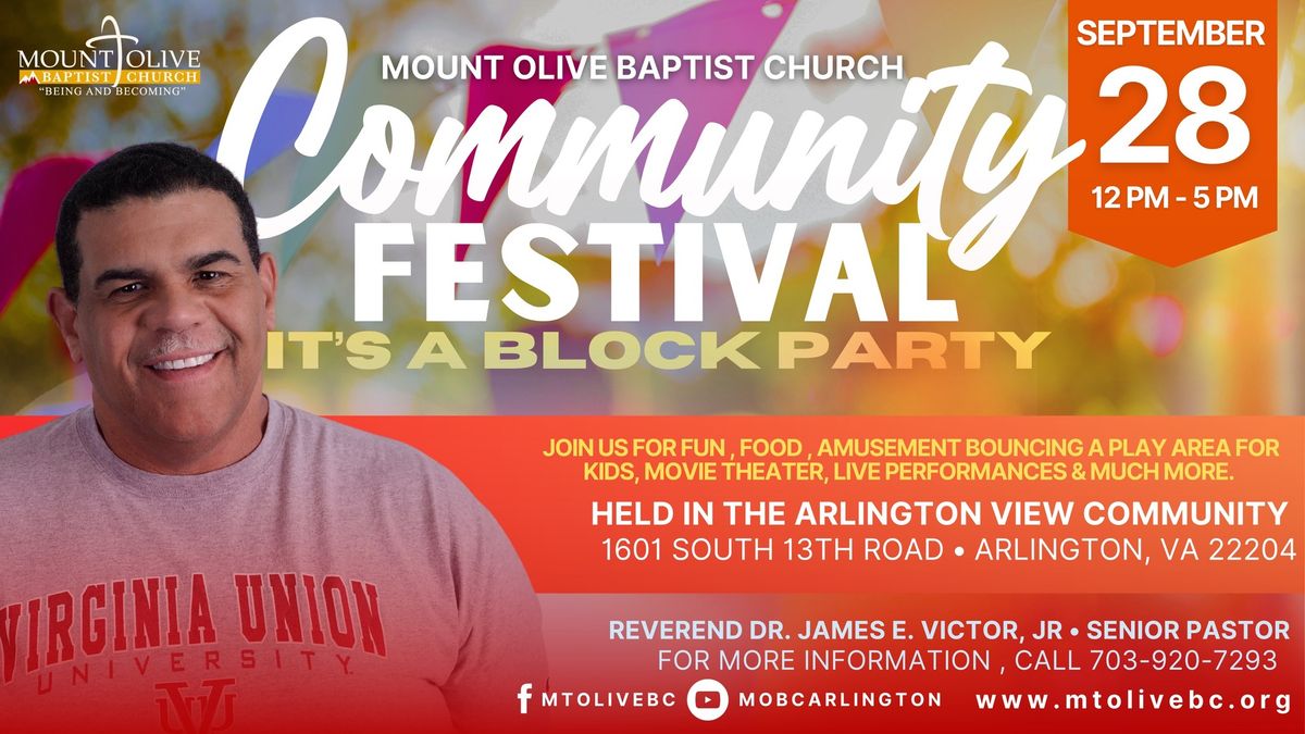 Community Festival & Block Party in Arlington, VA