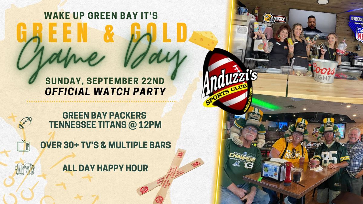 Official Watch Party: Green Bay Packers @ Tennessee Titans