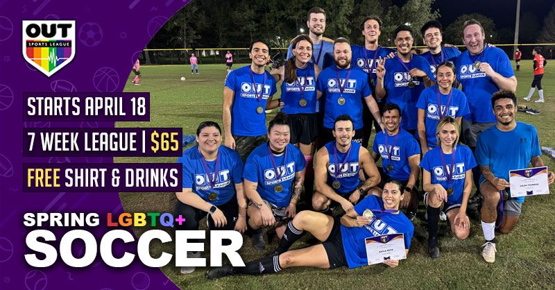 LGBTQ+ Soccer League - Spring 2024