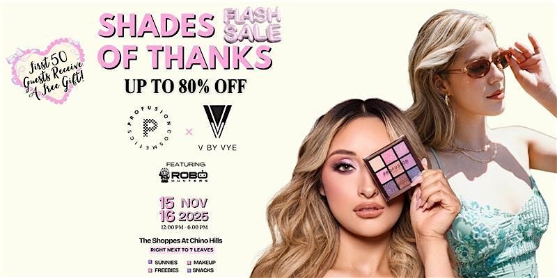 Shades of Thanks - Fashion Sale