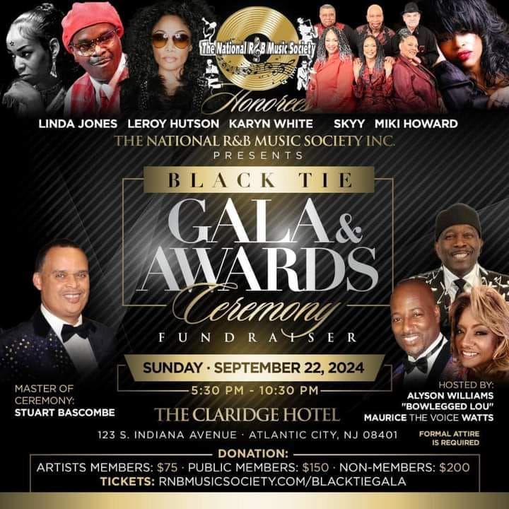 National R&B Music Society Black Tie Gala Awards Fundraiser 