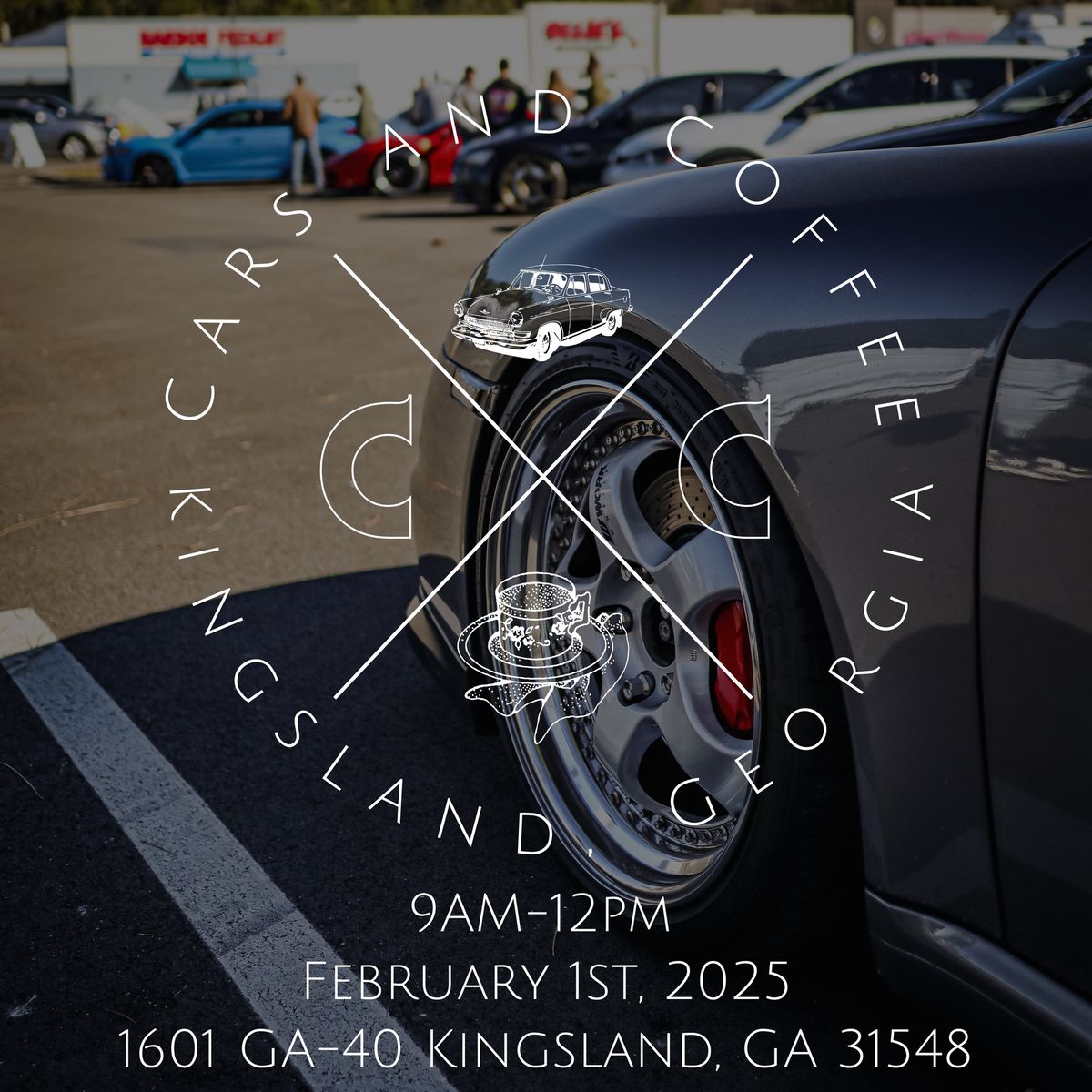 Kingsland Cars and Coffee - February 1st, 2025 from 9am-12pm