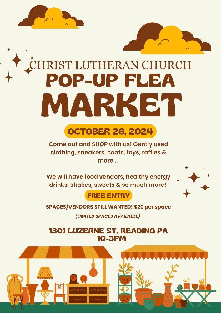 Christ Lutheran Flea Market\/ Vendor Event