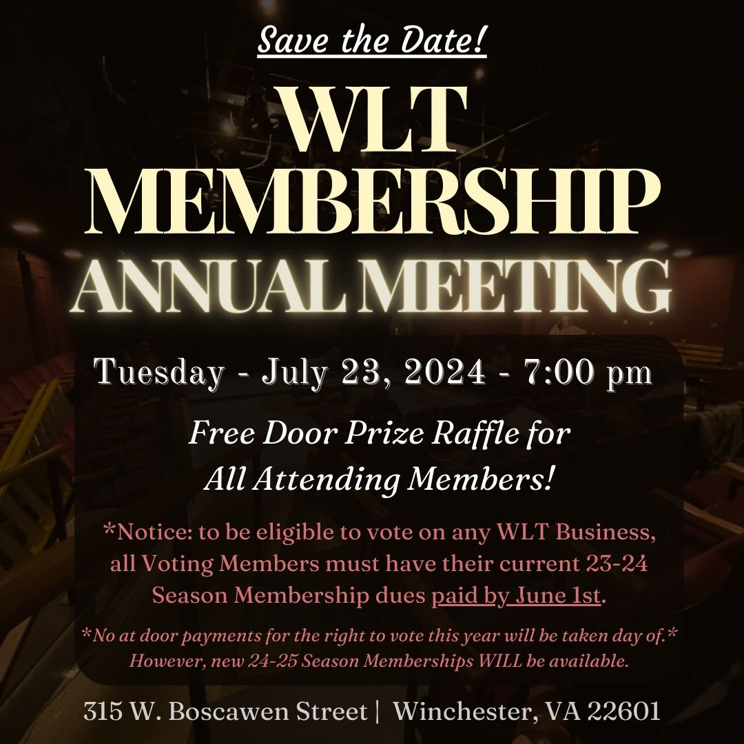 WLT Membership Annual Meeting
