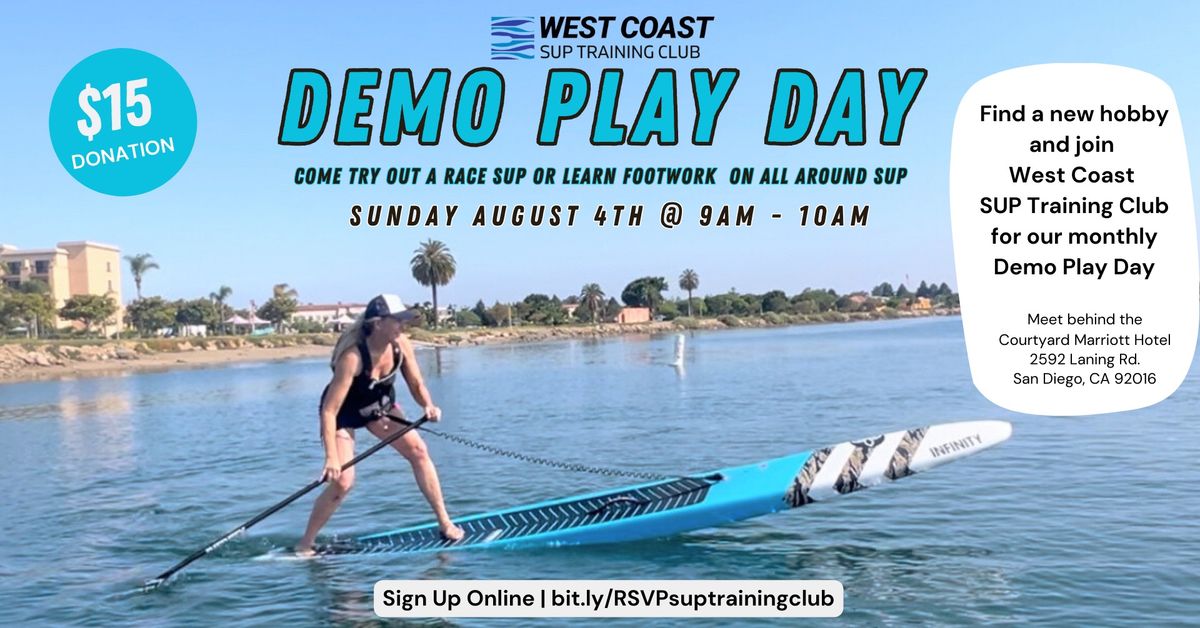 Demo Play Day with West Coast SUP Training Club