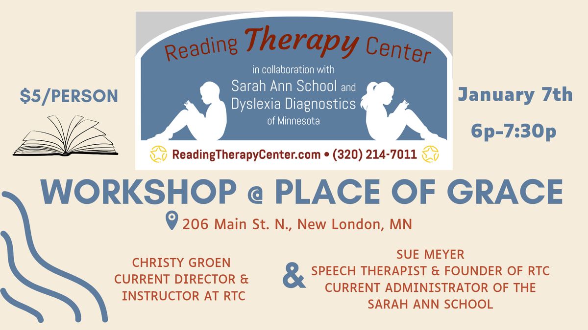 Reading Therapy Center Workshop with Q&A