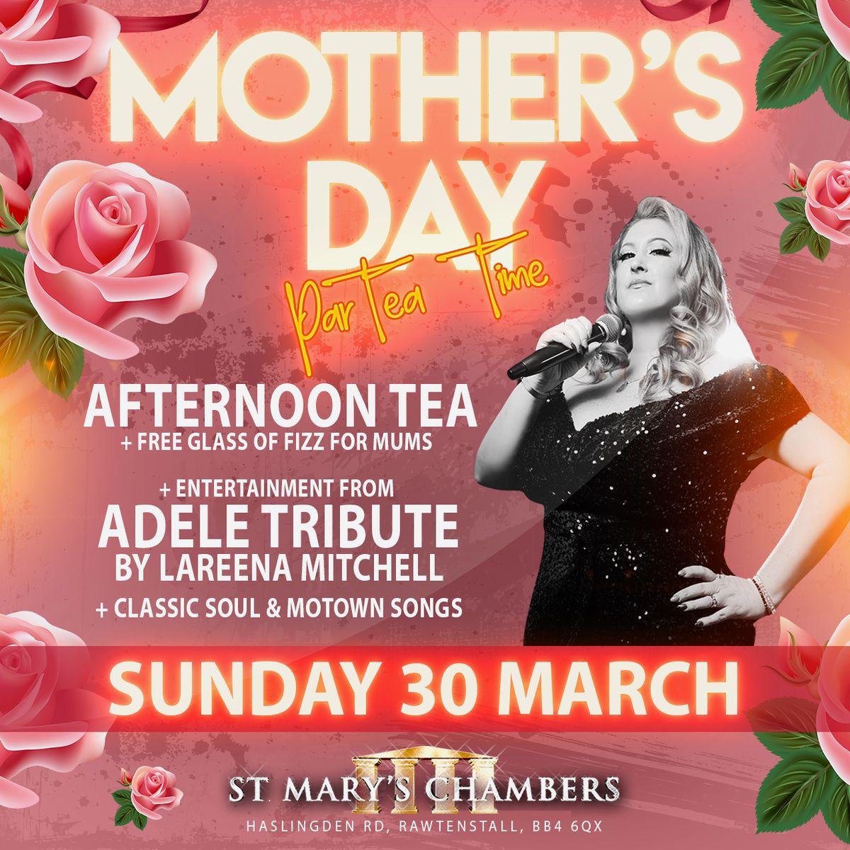 Mother's Day Afternoon Tea with Adele Tribute Lareena Mitchell