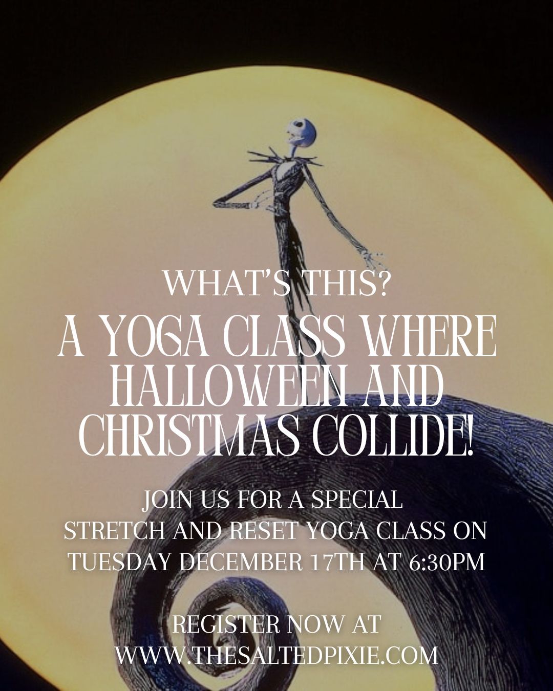 Stretch and Reset Yoga: Nightmare Before Christmas