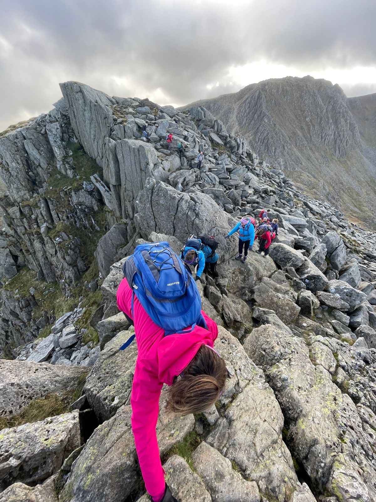 Beginner Scrambler Tryfan South side 