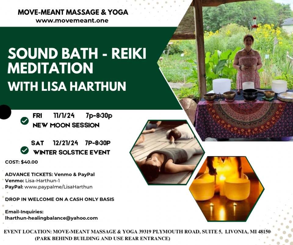 Winter Solstice Sound Bath Reiki Meditation w\/ Lisa Harthun