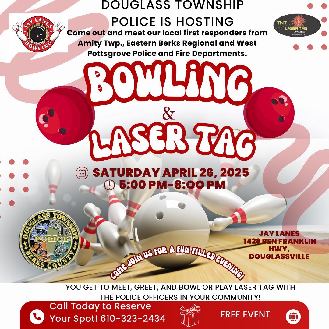 Bowling & Laser Tag with Our Local Heroes!