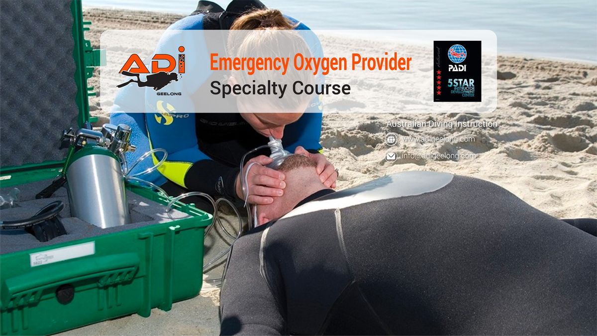 PADI Emergency Oxygen Provider Specialty