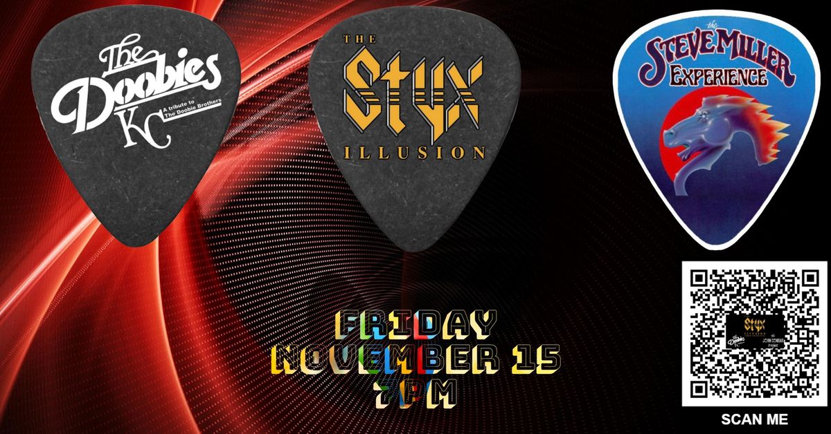 Aztec Shawnee Theater presents: Styx Illusion with openers Doobies KC and Steve Miller Experience