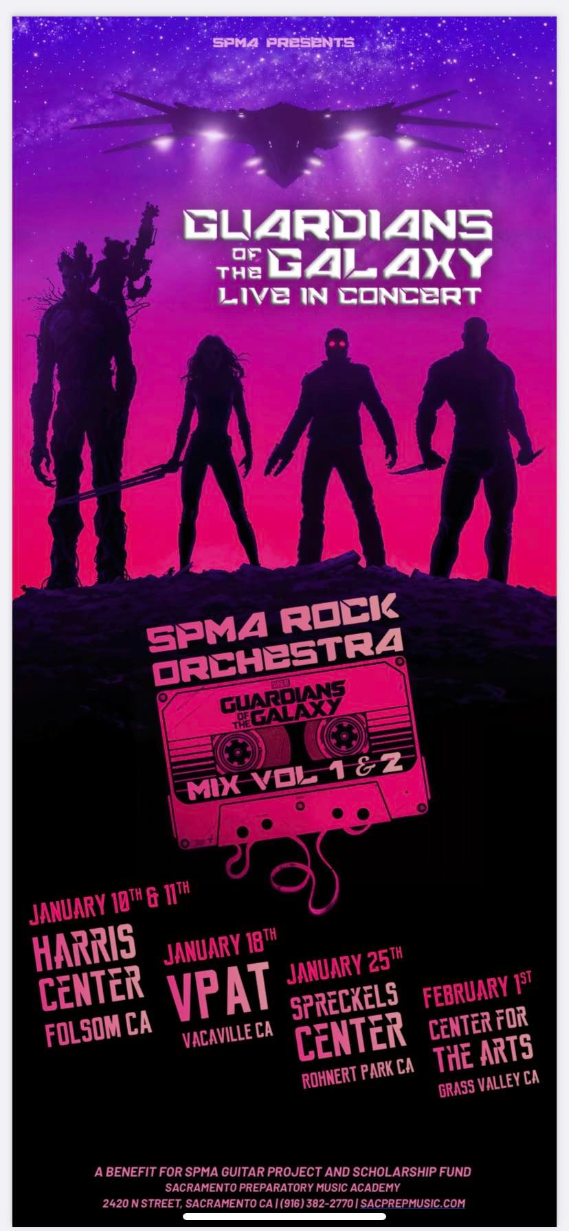 Guardians of The Galaxy Live In Concert! (Sat. Feb 1, 2025)