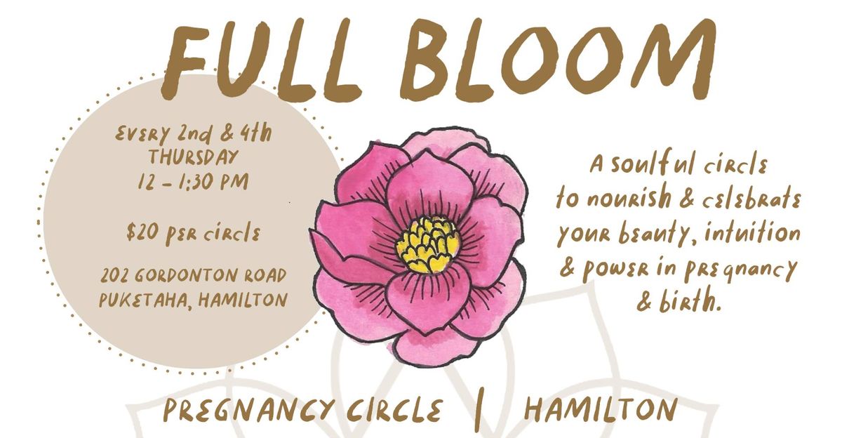 FULL BLOOM Pregnancy Circle