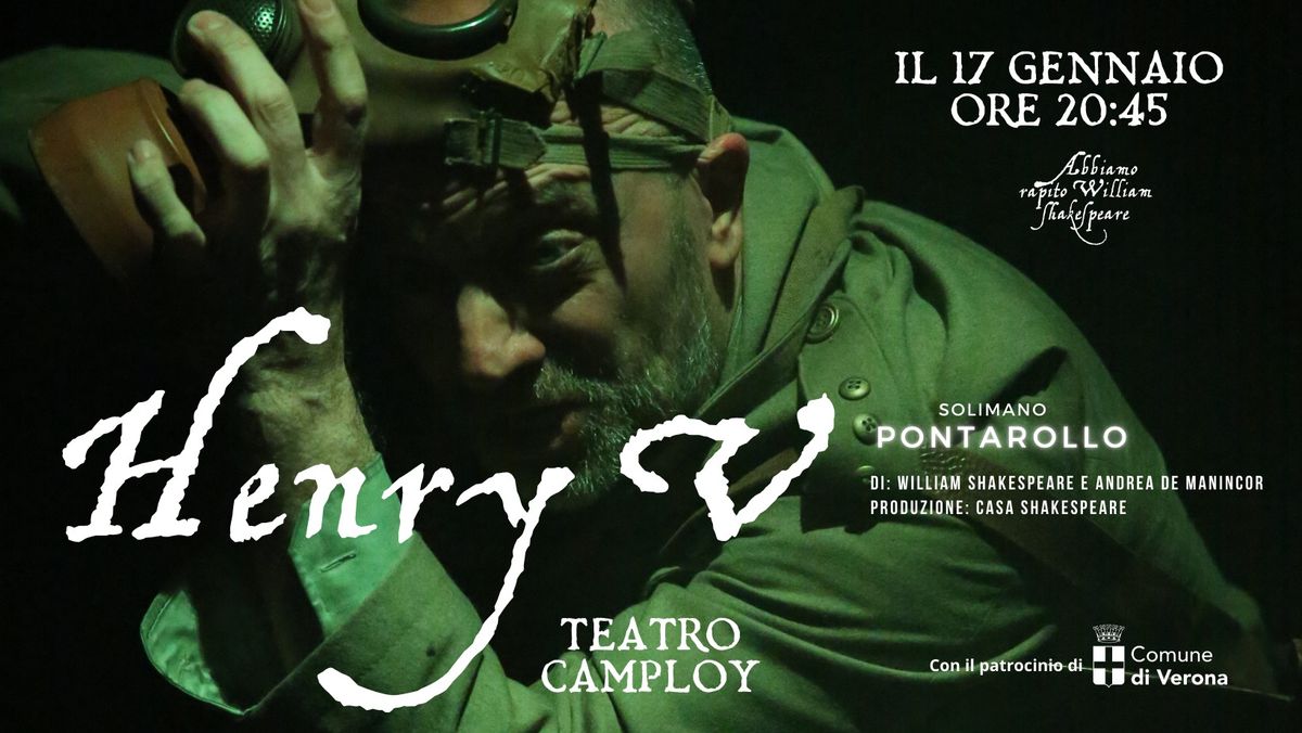 Henry V: Shakespeare al Teatro Camploy