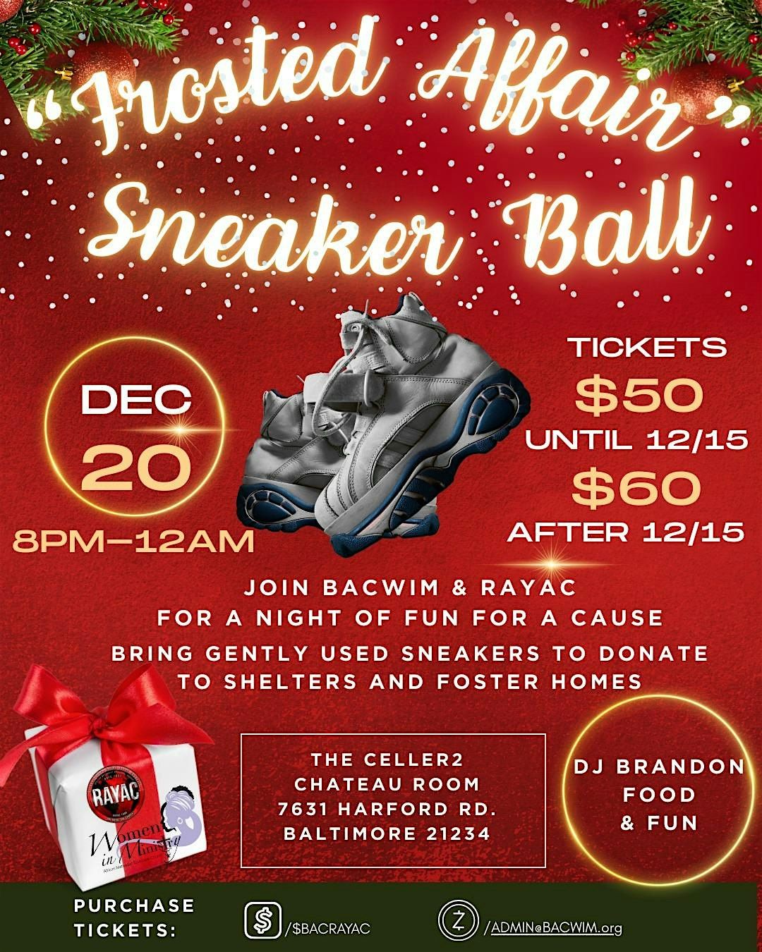 "Frosted Affair" Sneaker Ball