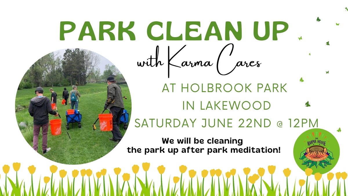 Park Clean Up at Holbrook Park 