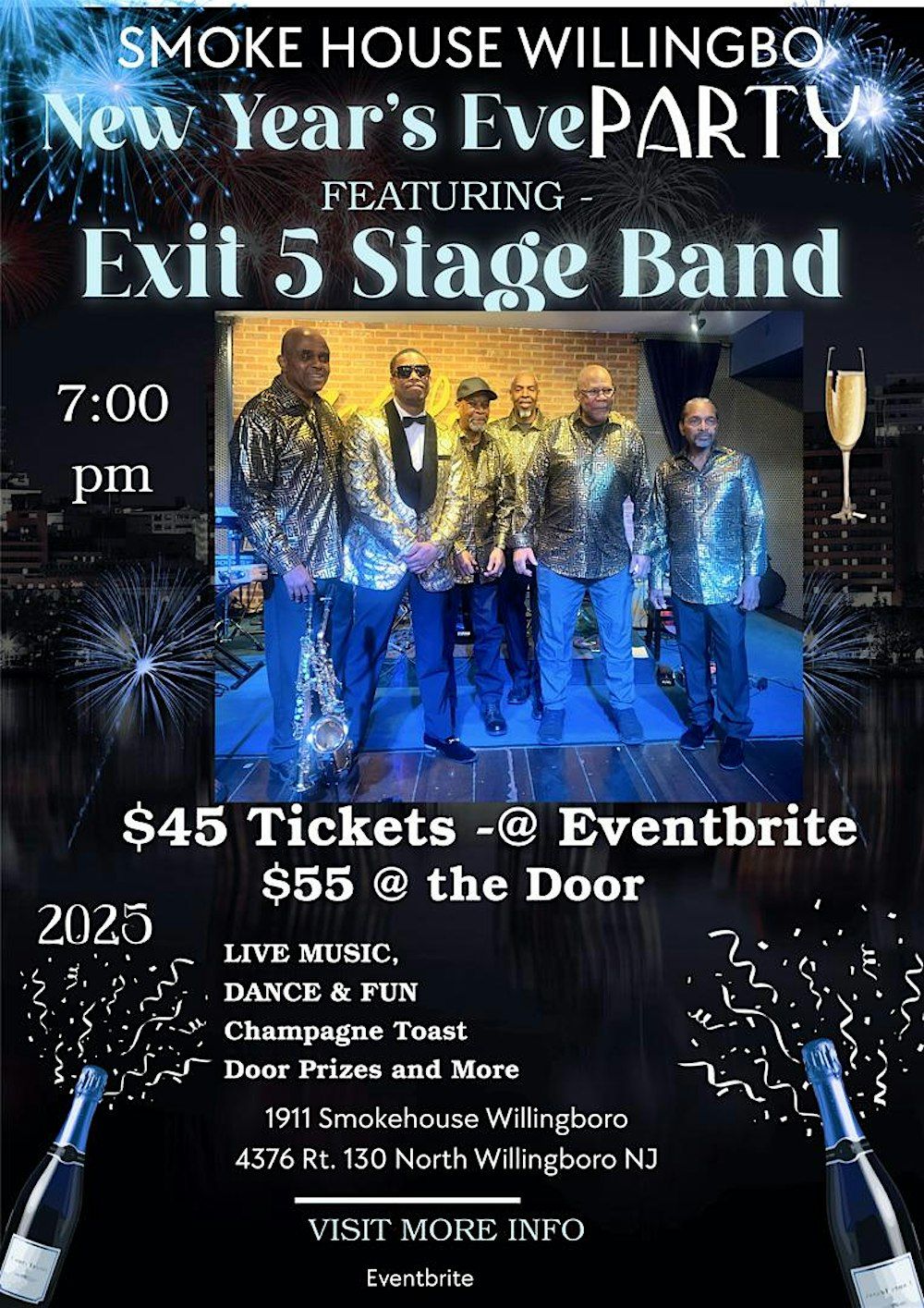 Exit 5 NYE @ Smokehouse Willingboro