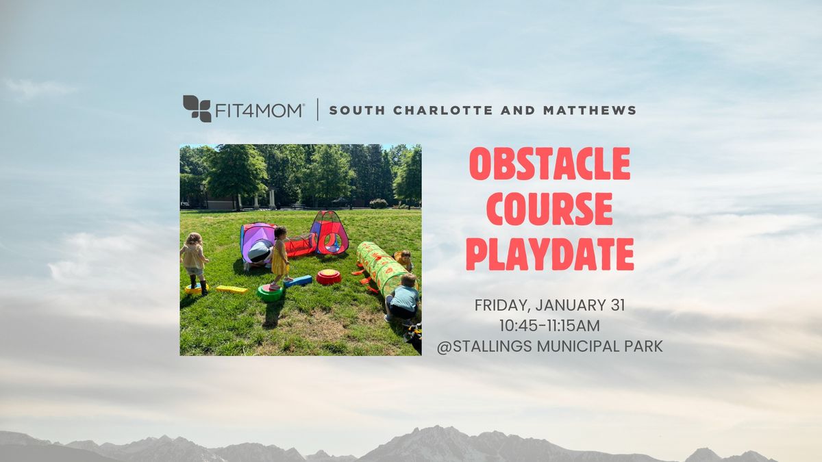 Playdate for Littles | Obstacle Course