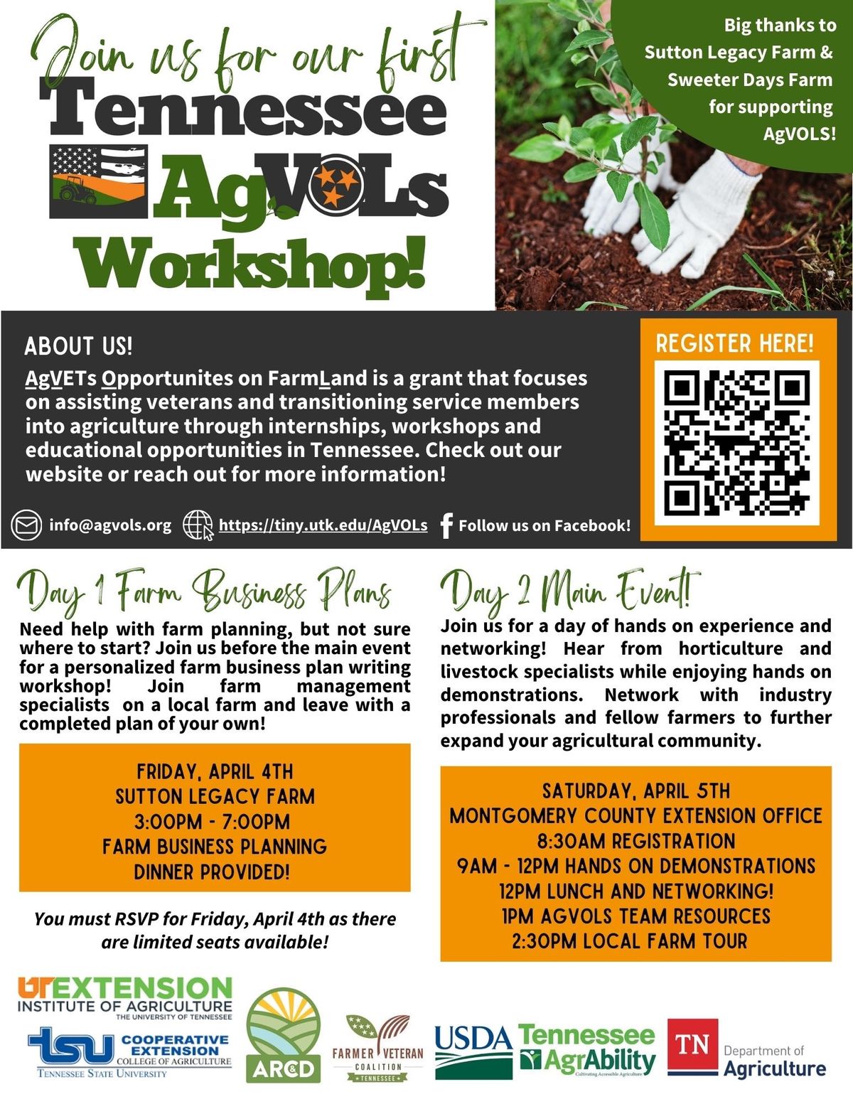 AgVOLs Workshop - Clarksville, TN