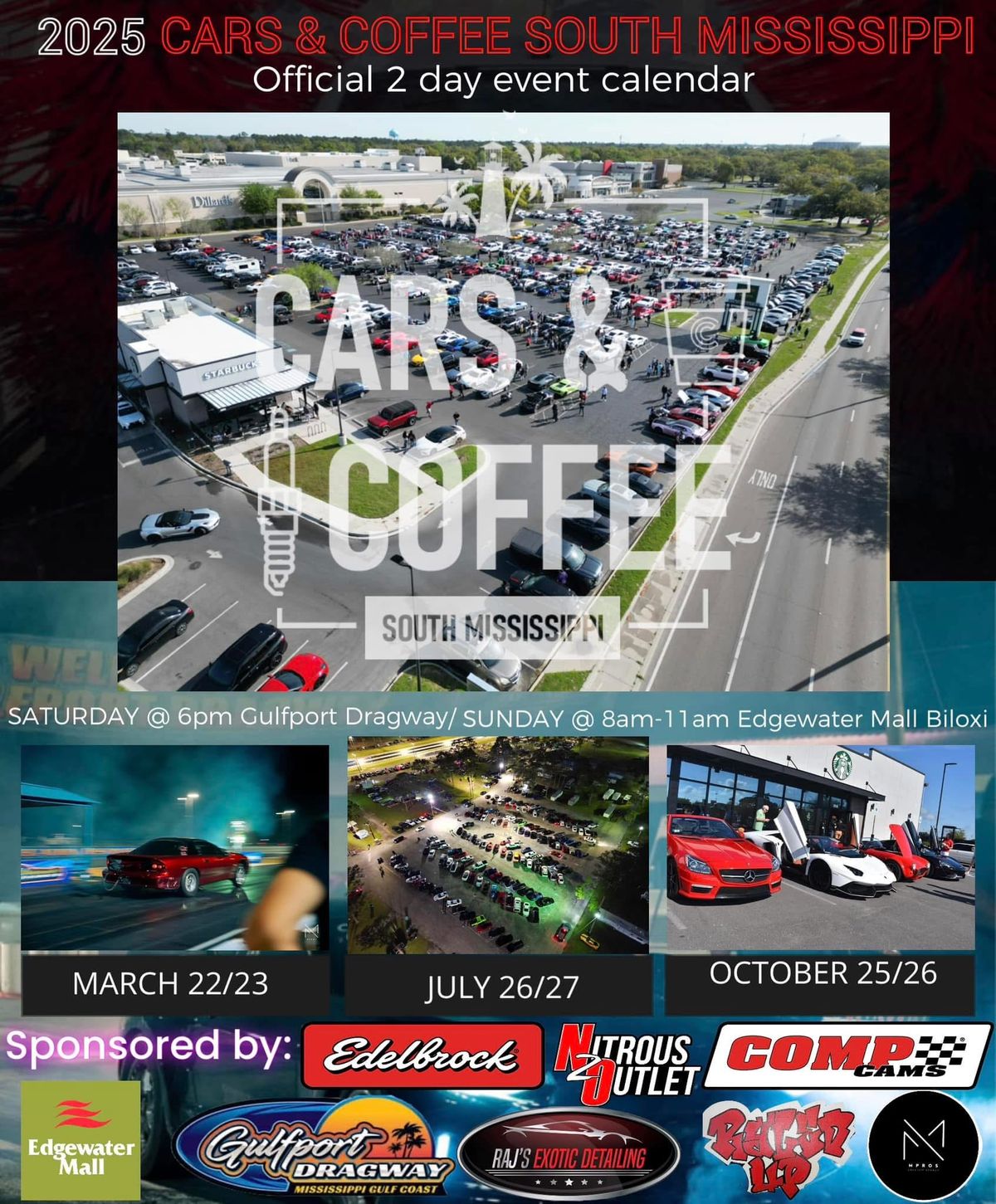 Cars and Coffee Trackside 