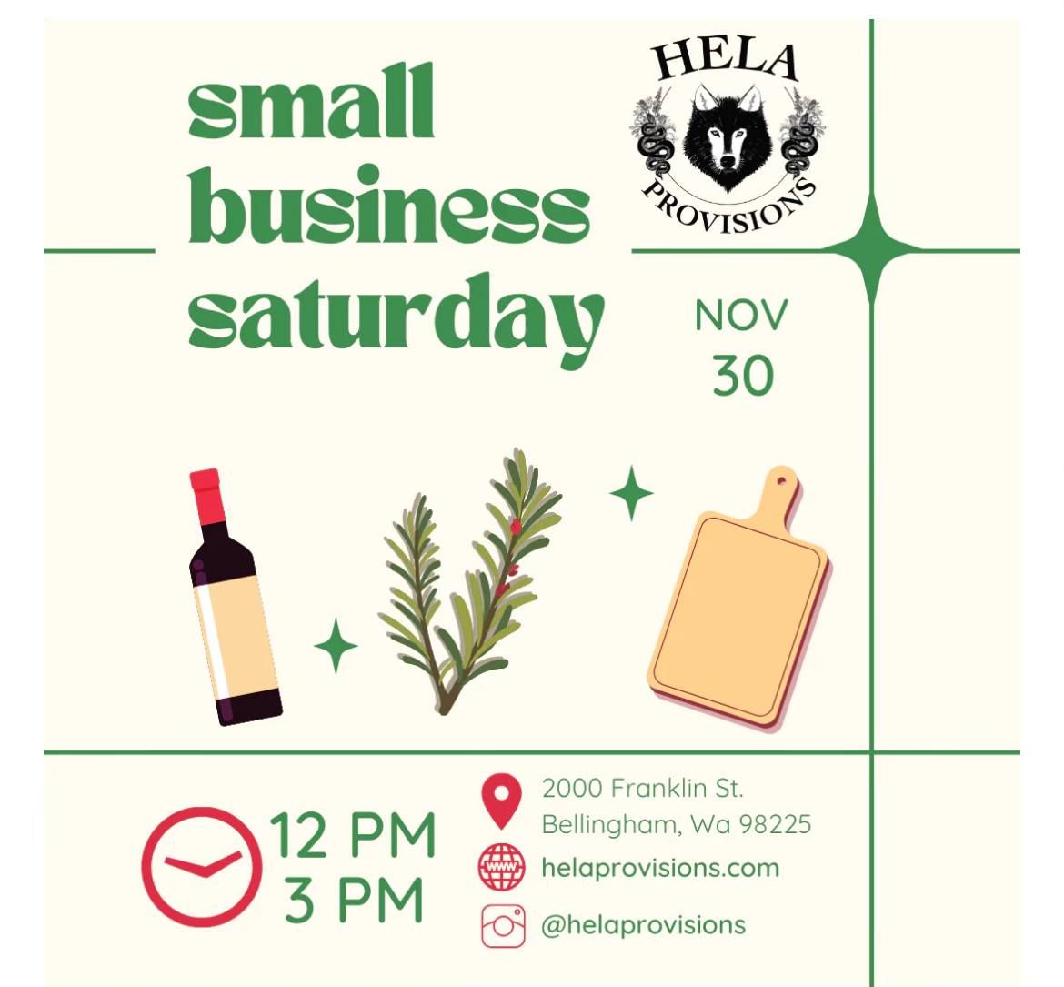 Small Business Saturday Wine, N\/A Wine & Cheese Tasting + Mini Market 