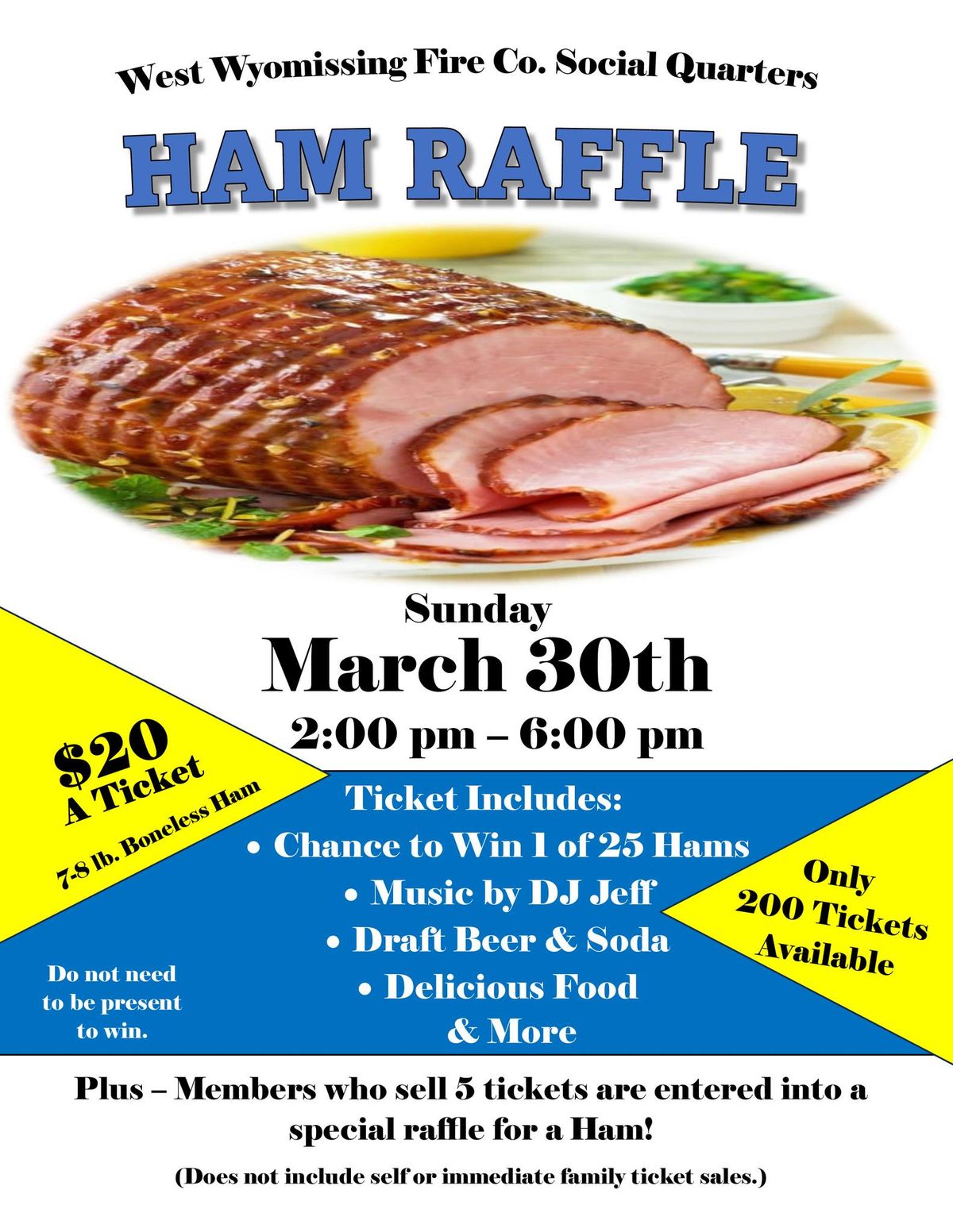 Ham Raffle - Tickets Available Now!