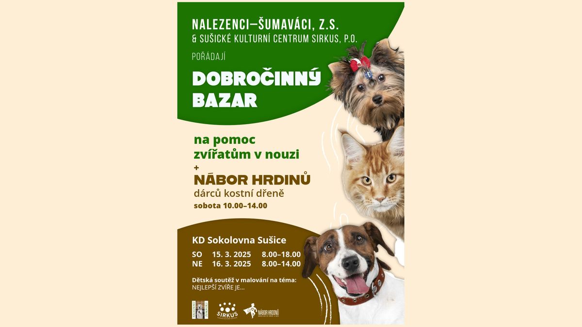 DOBRO\u010cINN\u00dd BAZAR - Nalezenci - \u0160UMAV\u00c1CI, z.s.