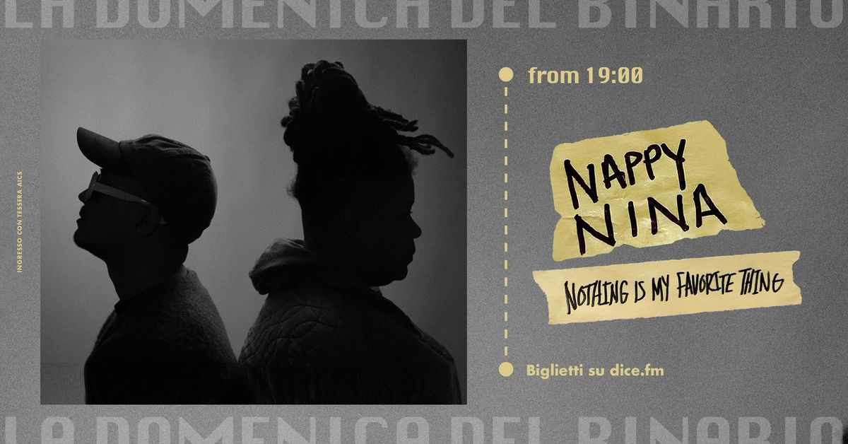 NAPPY NINA from USA | La Domenica del Binario 