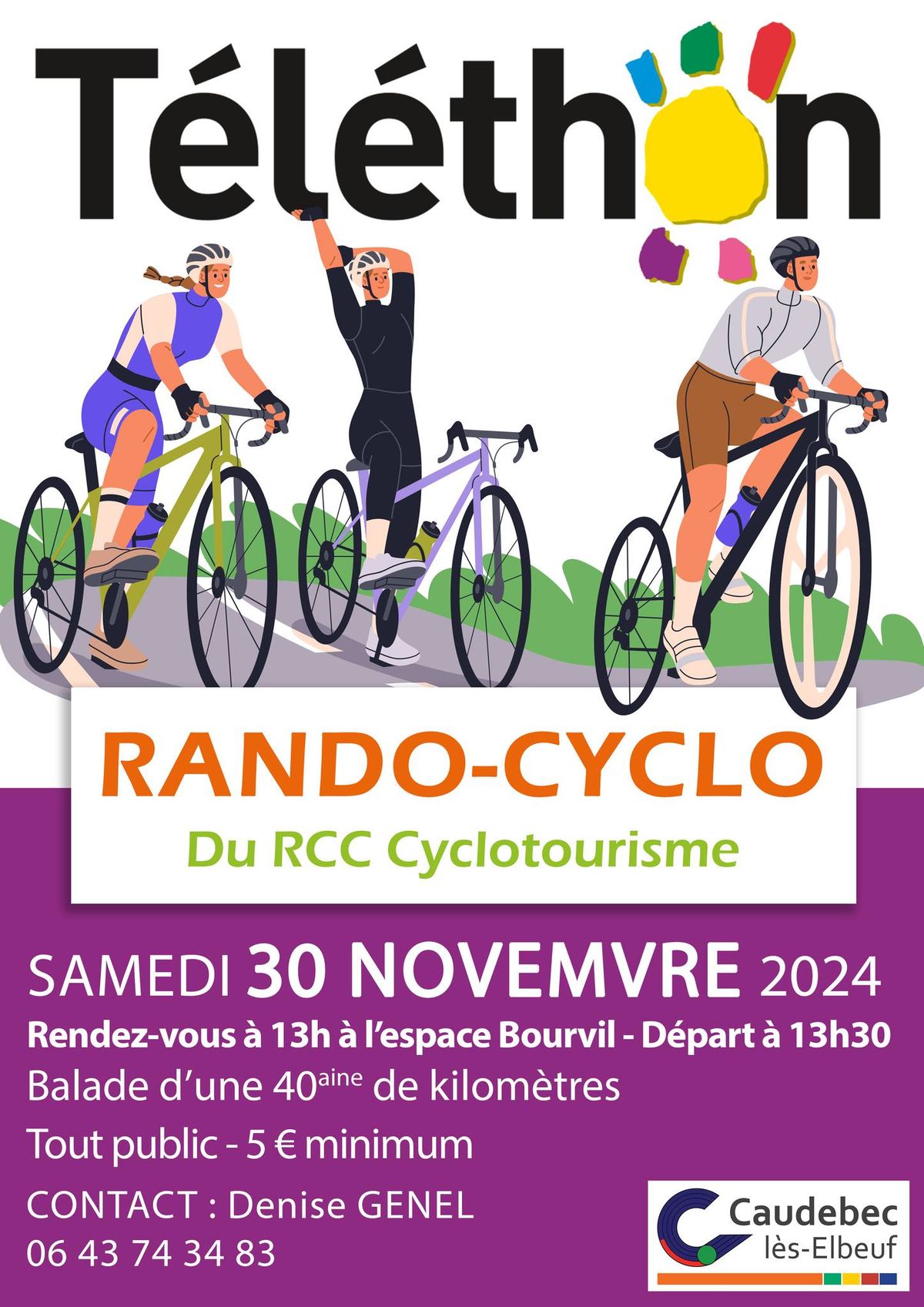 Rando-Cyclo pour le t\u00e9l\u00e9thon 