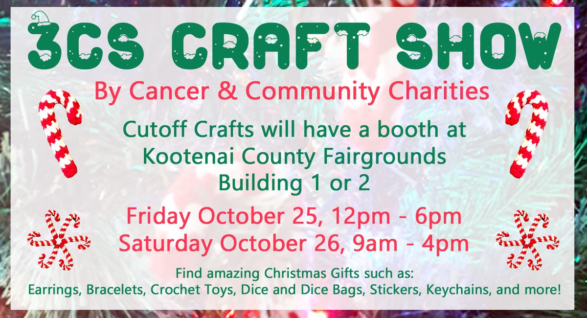 3Cs Craft Show - Cutoff Crafts Booth