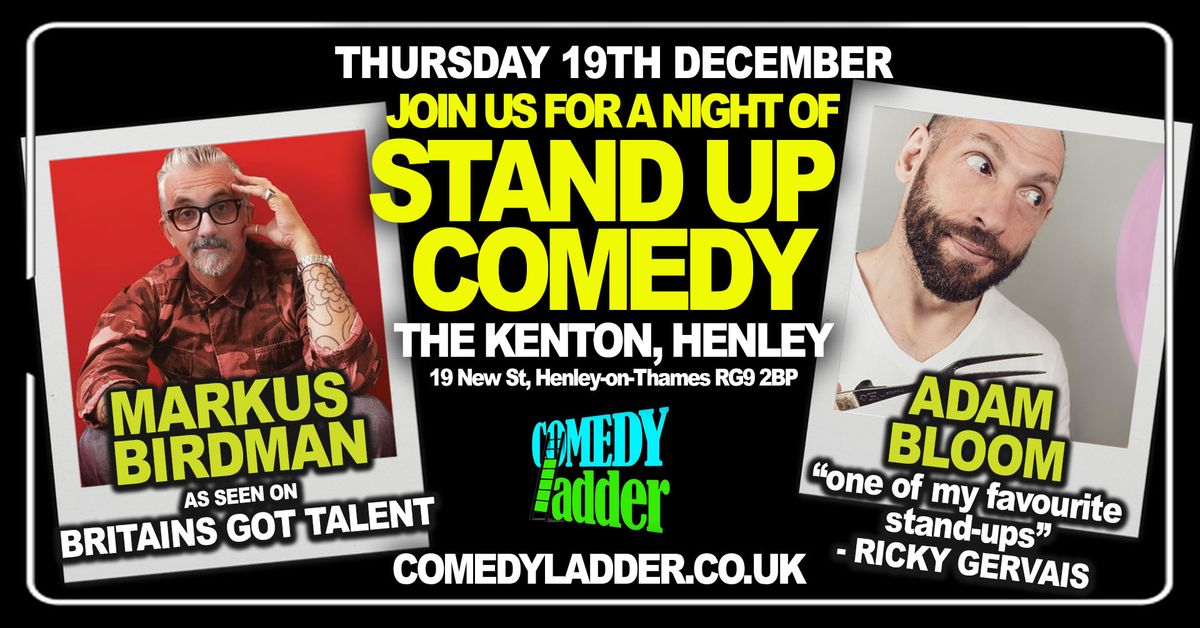 STAND UP COMEDY - HENLEY - 19TH DECEMBER \/\/ Christmas Special