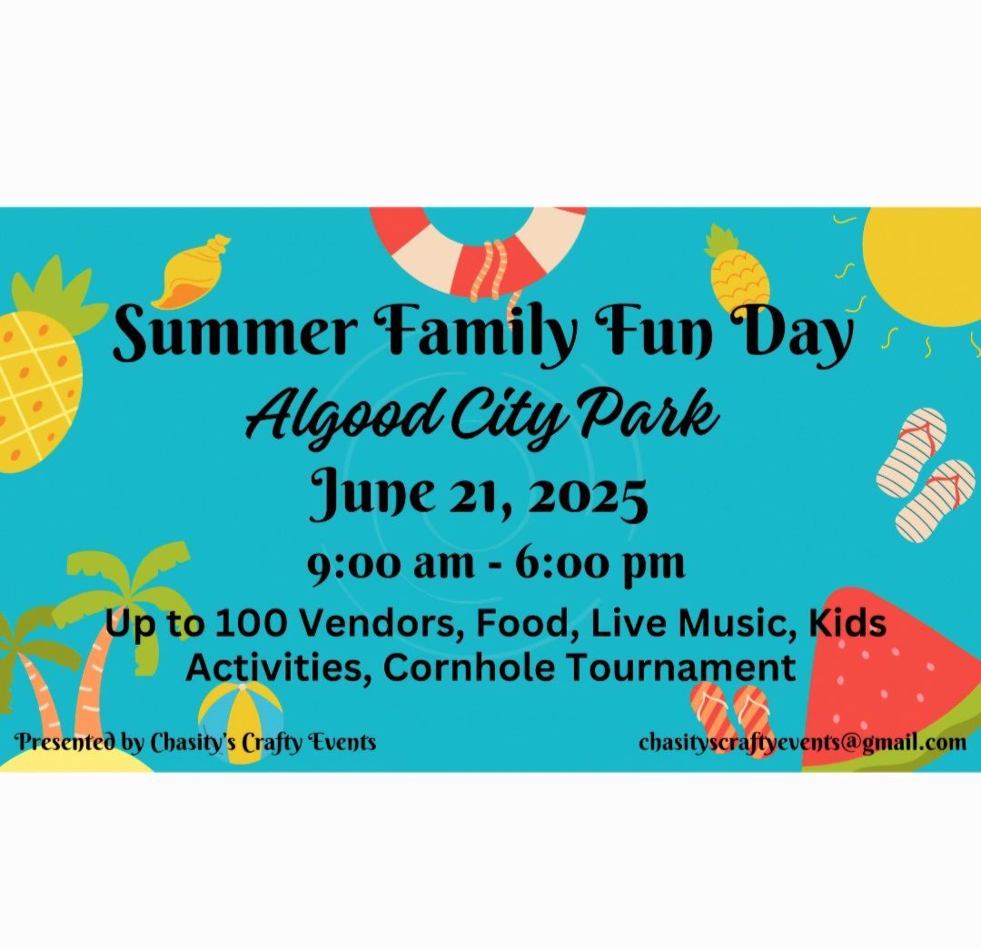 2nd Annual Summer Family Fun Day