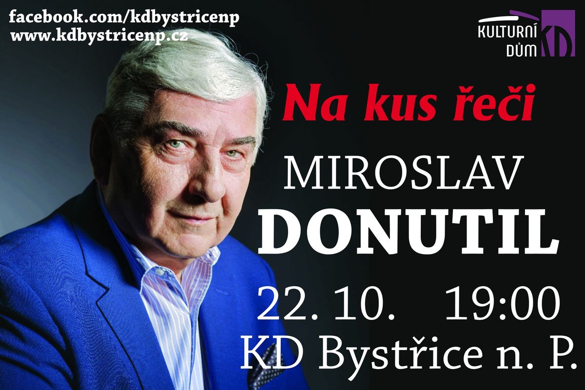 MIROSLAV DONUTIL - NA KUS \u0158E\u010cI