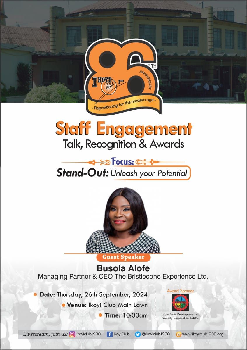 IKOYI CLUB 1938 86TH ANNIVERSARY STAFF ENGAGEMENT