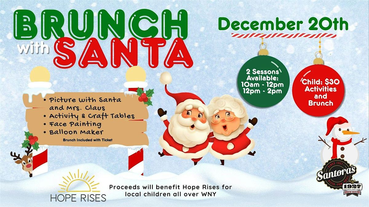 Brunch with Santa at Santora's