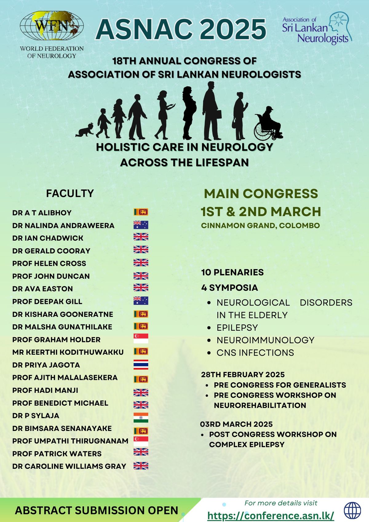 18th Annual Congress of the Association of Sri Lankan Neurologists