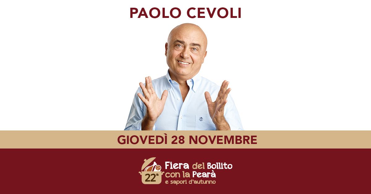 Paolo Cevoli Show alla Fiera del Bollito di Isola della Scala! 