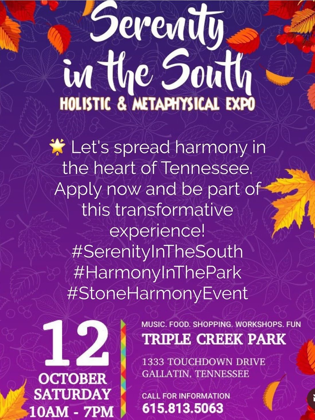 Serenity in the South Holistic & Metaphysical Fair