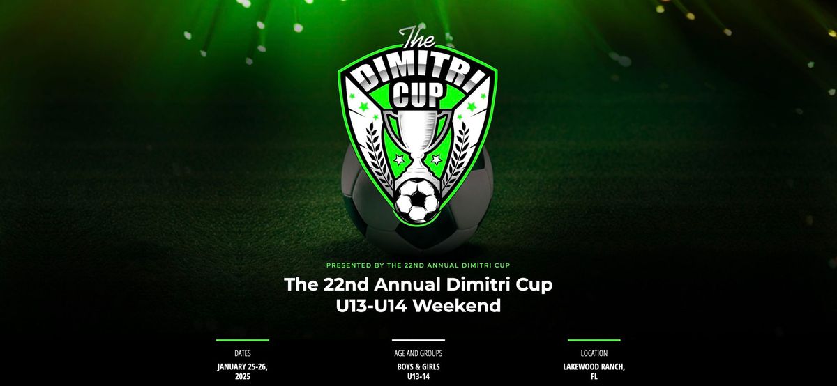 The Dimitri Cup U13-U14 Weekend