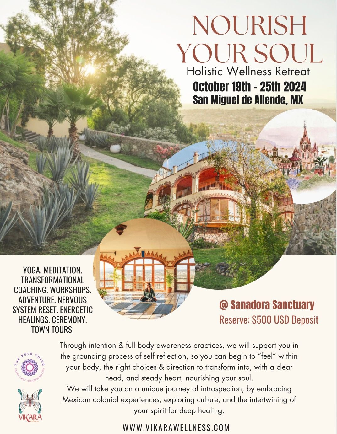 Nourish your Soul Holistic Wellness Retreat in Mexico