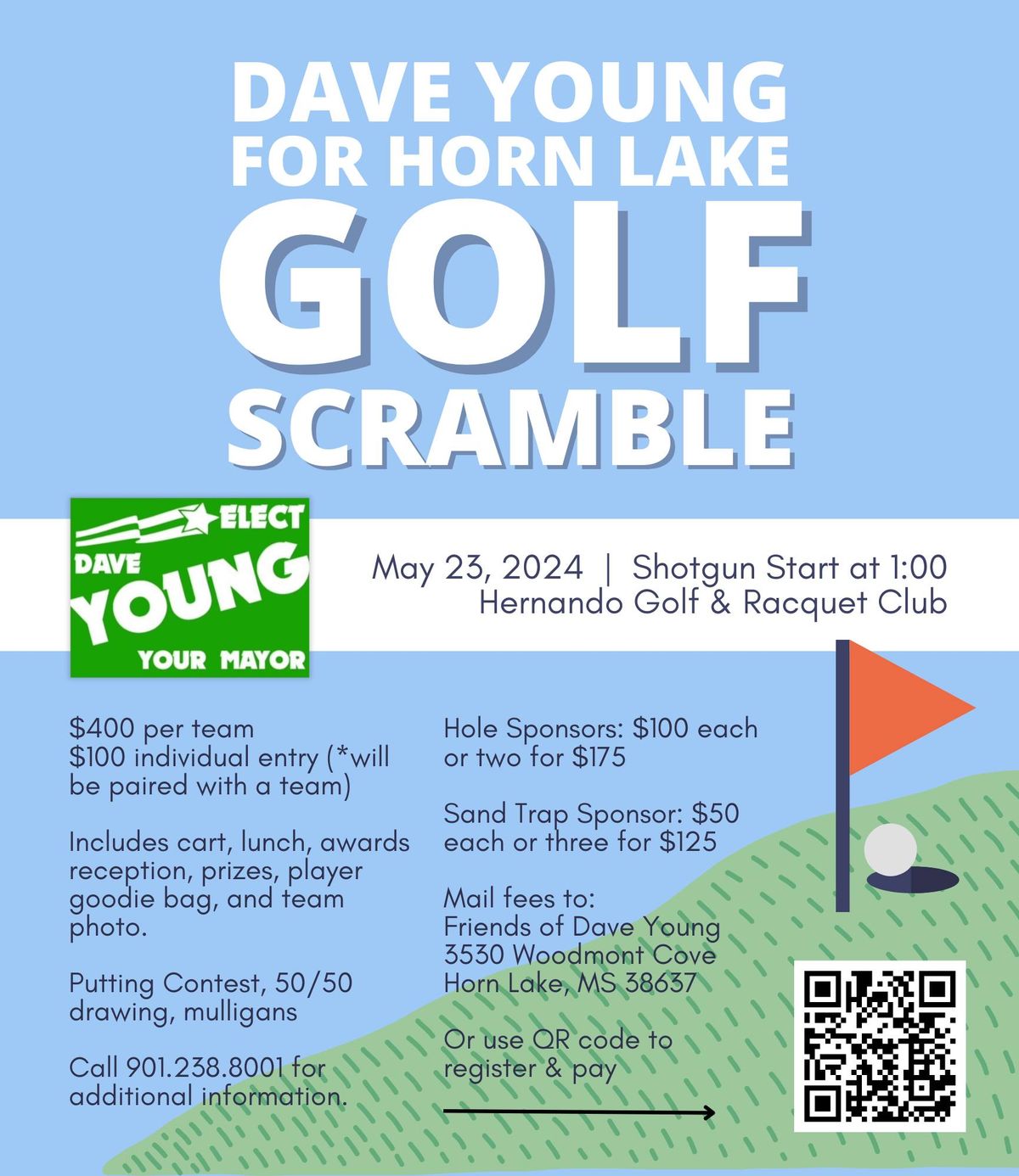 Dave Young for Horn Lake Golf Tournament